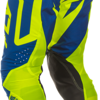 Fly Racing Lite Lancer Pants Ca/ny Navy/hi-vis Sz 38 - Navy/Hi-Vis Yellow / US 26