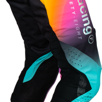 Fly Racing Lite Le Legacy Pants Fuschia/elec Blue/hi-vis Sz 38 - Fuchsia/Electric Blue / US 30