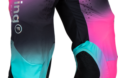 Fly Racing Lite Le Legacy Pants Fuschia/elec Blue/hi-vis Sz 38 - Fuchsia/Electric Blue / US 30