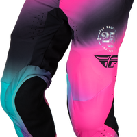 Fly Racing Lite Le Legacy Pants Fuschia/elec Blue/hi-vis Sz 38 - Fuchsia/Electric Blue / US 30
