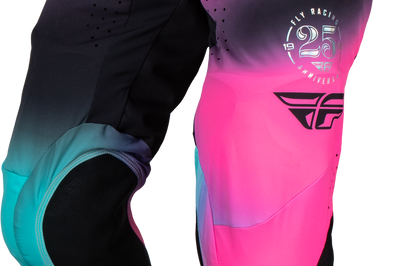 Fly Racing Lite Le Legacy Pants Fuschia/elec Blue/hi-vis Sz 38 - Fuchsia/Electric Blue / US 30