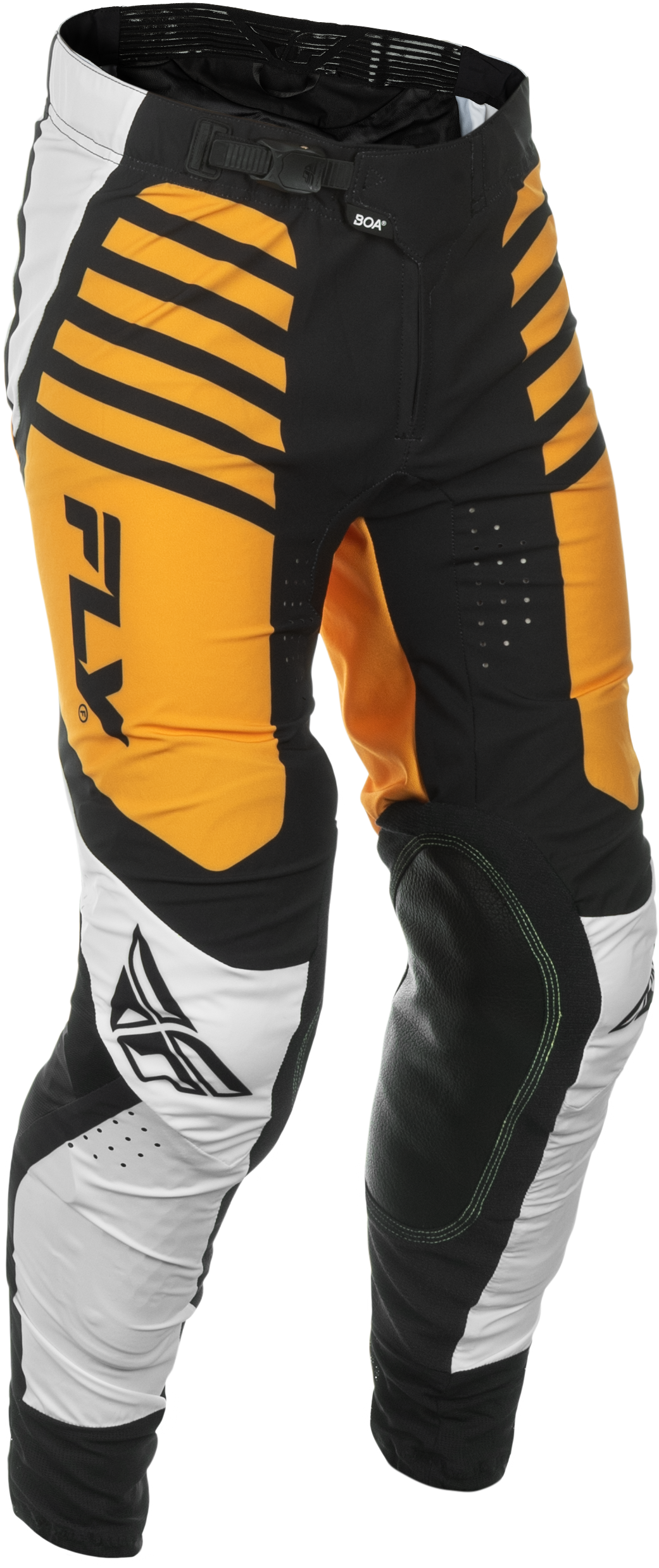 FLY RACING Lite Pants Ca/Ny White/Black/Mustard Sz 34