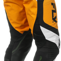 FLY RACING Lite Pants Ca/Ny White/Black/Mustard Sz 34