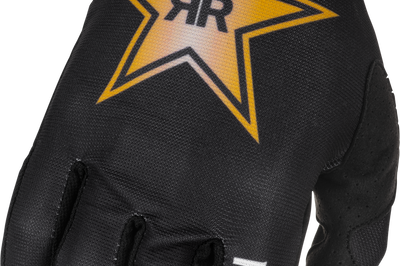 Fly Racing Lite Rockstar Gloves Black/gold Xs - Black/Yellow/White / 3X-Large