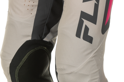Fly Racing Lite Vice Pants Ca/ny Light Grey/pink/coral Sz 38