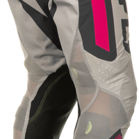 Fly Racing Lite Vice Pants Ca/ny Light Grey/pink/coral Sz 38 - Grey/Pink/Coral / US 30