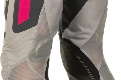 Fly Racing Lite Vice Pants Light Grey/pink/coral Sz 38 - Grey/Pink/Coral / US 30