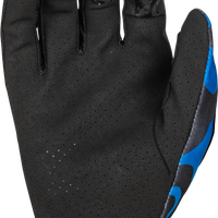 Fly Racing Lite Zen Gloves Black/blue/hi-vis Xs - Black/Blue/Hi-Vis Yellow / 2X-Large