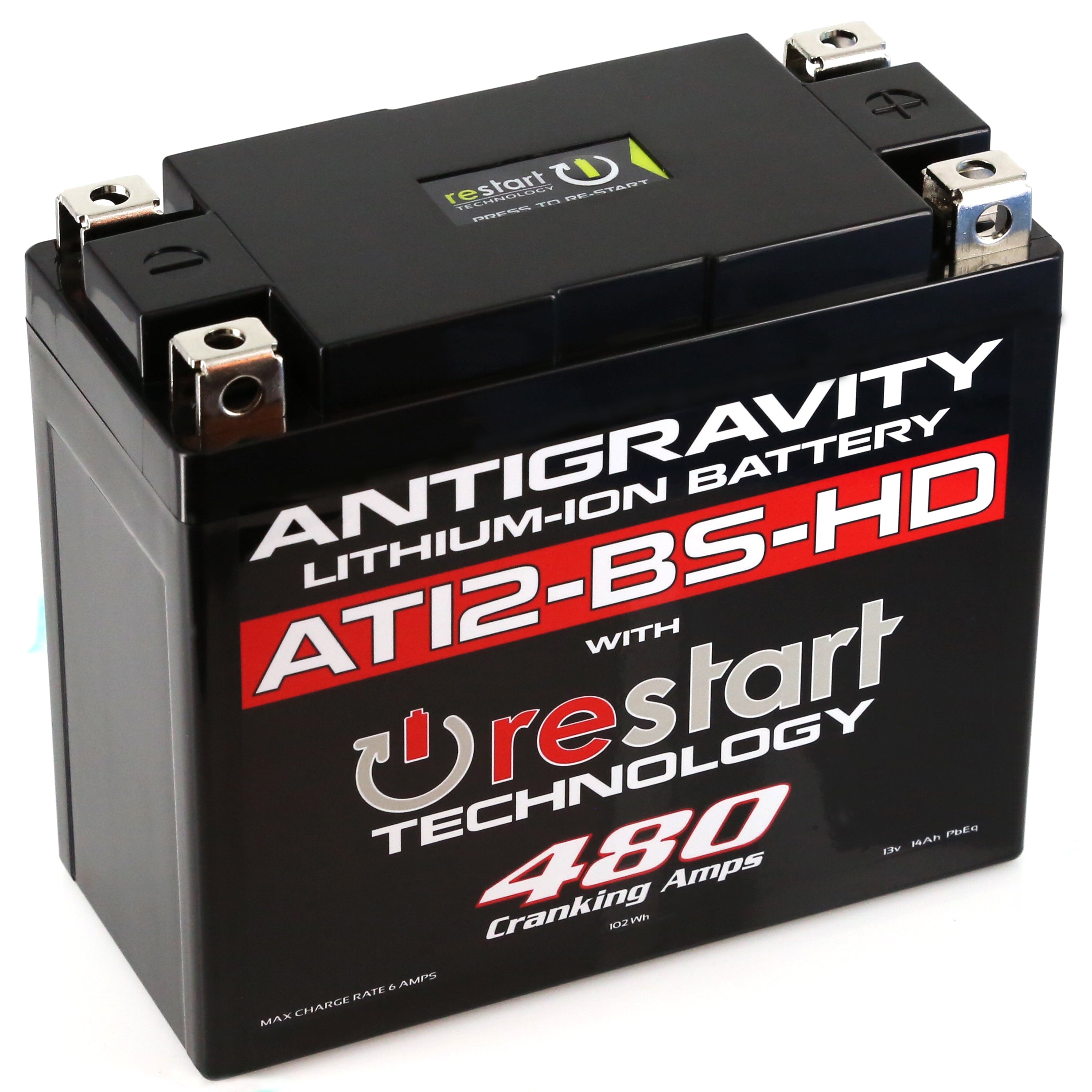 Antigravity Lithium Battery At12bs-hd-rs 480 Ca - Watercraft Collection