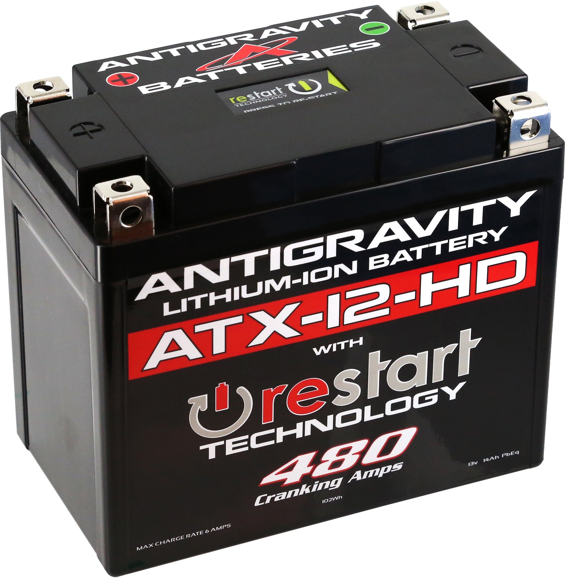 Antigravity Lithium Battery Atx12-hd-rs 480 Ca - Watercraft Collection