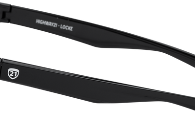 Highway 21 Locke Sunglasses Black - One Size Fits Most - Harddrive Products