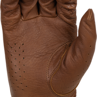 Highway 21 Louie Perforated Gloves Brown Xs - Large - Harddrive Products