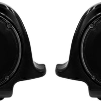 Saddle Tramp Lower Fairing Speaker Pods Flh/flt 94-13 Black 6.5 In. - Harddrive Products