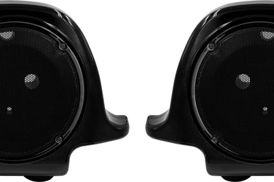 Saddle Tramp Lower Fairing Speaker Pods Flh/flt 94-13 Black 6.5 In. - Harddrive Products
