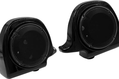 Saddle Tramp Lower Fairing Speaker Pods Flh/flt 94-13 Black 6.5 In. - Harddrive Products