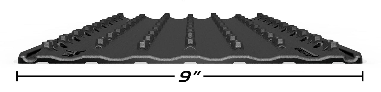 Caliber Lowpro Grip Glides Standard 9’’ 1 Piece Replacement - Snowmobile Collection