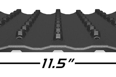 Caliber Lowpro Grip Glides Wide 11.5’’ 1 Piece Replacement - Snowmobile Collection
