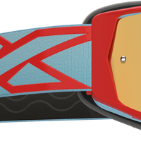 Eks Brand Lucid Caliber Goggle Royal Blue Silver Mirror Lens - Light - Bicycle Collection