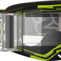 Eks Brand Lucid Goggle Race Pack Yellow Zip Off Clear - Black/White - Apparel Collection