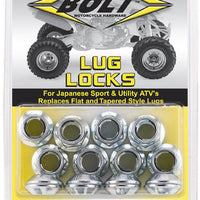 Bolt Lug-locks Black - Silver - Tires & Wheels