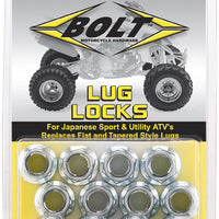 Bolt Lug-locks Black - Silver - Tires & Wheels