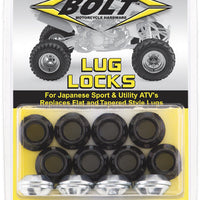 Bolt Lug-locks Black - Silver - Tires & Wheels