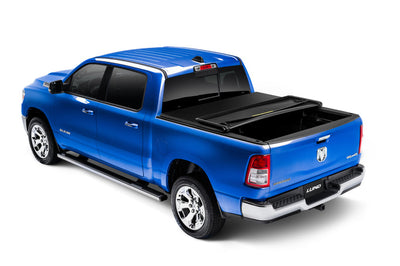 LUND Lund 02-17 Dodge Ram 1500 (5.5ft. Bed) Genesis Elite Tri-Fold Tonneau Cover - Black - Covers