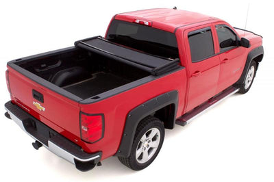 LUND Lund 02-17 Dodge Ram 1500 (5.5ft. Bed) Genesis Elite Tri-Fold Tonneau Cover - Black - Covers