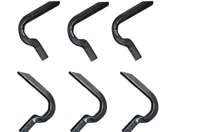 LUND Lund 04-14 Ford F-150 SuperCab (90in) EZ Running Board Mounting Bracket Kit - Brite - Fabrication