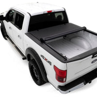 LUND Lund 04-18 Ford F-150 (5.5ft. Bed) Genesis Roll Up Tonneau Cover - Black - Covers