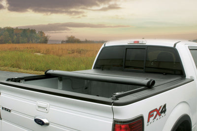 LUND Lund 04-18 Ford F-150 (8ft. Bed) Genesis Roll Up Tonneau Cover - Black - Covers
