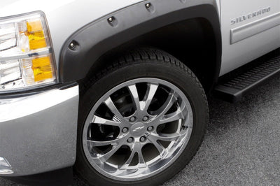 LUND Lund 07-13 Chevy Silverado 1500 RX-Rivet Style Smooth Elite Series Fender Flares - Black (4 Pc.) - & Trim