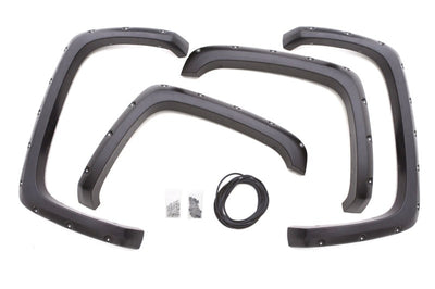 LUND Lund 07-13 Chevy Silverado 1500 RX-Rivet Style Smooth Elite Series Fender Flares - Black (4 Pc.) - & Trim