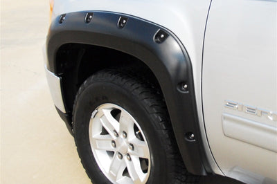LUND Lund 07-13 GMC Sierra 1500 RX-Rivet Style Smooth Elite Series Fender Flares - Black (4 Pc.) - & Trim