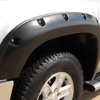 LUND Lund 07-13 GMC Sierra 1500 RX-Rivet Style Smooth Elite Series Fender Flares - Black (4 Pc.) - & Trim