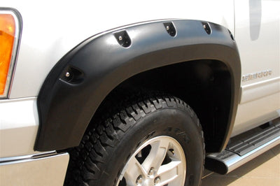 LUND Lund 07-13 GMC Sierra 1500 RX-Rivet Style Smooth Elite Series Fender Flares - Black (4 Pc.) - & Trim