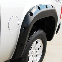 LUND Lund 07-13 GMC Sierra 1500 RX-Rivet Style Smooth Elite Series Fender Flares - Black (4 Pc.) - & Trim