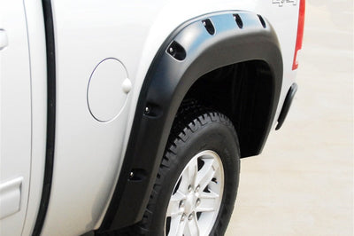 LUND Lund 07-13 GMC Sierra 1500 RX-Rivet Style Smooth Elite Series Fender Flares - Black (4 Pc.) - & Trim