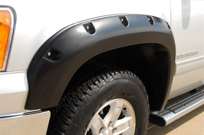 LUND Lund 07-13 GMC Sierra 1500 RX-Rivet Style Smooth Elite Series Fender Flares - Black (4 Pc.) - & Trim