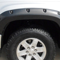 LUND Lund 07-13 GMC Sierra 1500 RX-Rivet Style Smooth Elite Series Fender Flares - Black (4 Pc.) - & Trim