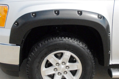 LUND Lund 07-13 GMC Sierra 1500 RX-Rivet Style Smooth Elite Series Fender Flares - Black (4 Pc.) - & Trim