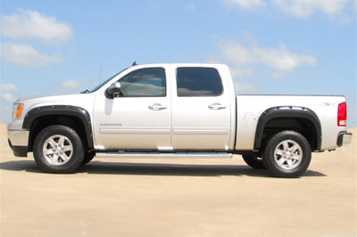 LUND Lund 07-13 GMC Sierra 1500 RX-Rivet Style Smooth Elite Series Fender Flares - Black (4 Pc.) - & Trim