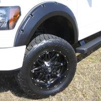 LUND Lund 07-14 GMC Sierra 2500 RX-Rivet Style Textured Elite Series Fender Flares - Black (4 Pc.) - & Trim