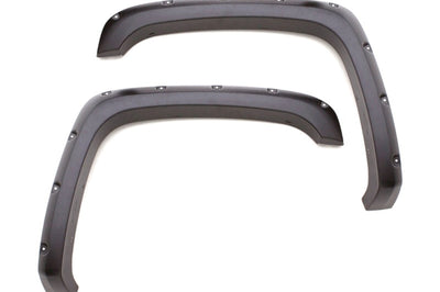 LUND Lund 07-14 GMC Sierra 2500 RX-Rivet Style Textured Elite Series Fender Flares - Black (4 Pc.) - & Trim