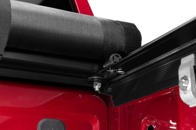 LUND Lund 07-17 Chevy Silverado 1500 (8ft. Bed) Genesis Roll Up Tonneau Cover - Black - Covers