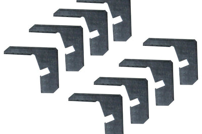 LUND Lund 07-17 Chevy Silverado 1500 Crew Cab EZ Running Board Mounting Bracket Kit - Brite - Fabrication