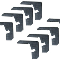 LUND Lund 07-17 Chevy Silverado 1500 Crew Cab EZ Running Board Mounting Bracket Kit - Brite - Fabrication