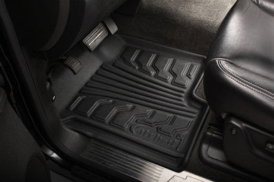 LUND Lund 09-14 Ford F-150 Std. Cab Catch-It Floormat Front Floor Liner - Black (2 Pc.) - Mats