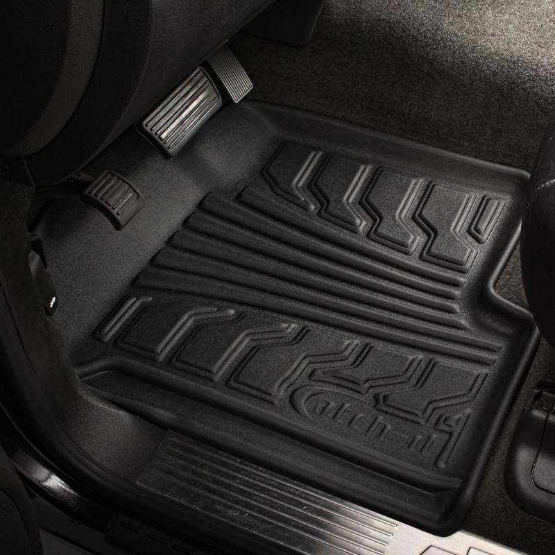 LUND Lund 09-14 Ford F-150 Std. Cab Catch-It Floormat Front Floor Liner - Black (2 Pc.) - Mats