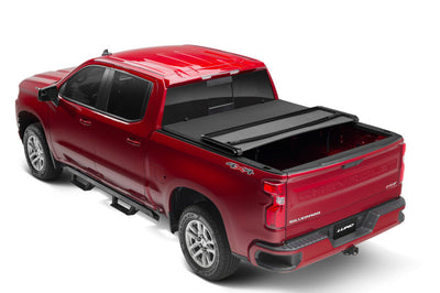 LUND Lund 14-17 Chevy Silverado 1500 (6.5ft. Bed) Genesis Elite Tri-Fold Tonneau Cover - Black - Covers